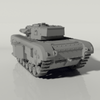 Grim Churchill Main Battle Tank / Flame Tank - Image 4