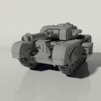 Grim Churchill Main Battle Tank / Flame Tank - Image 2