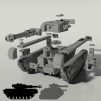 Grim Churchill Main Battle Tank / Flame Tank - Image 7