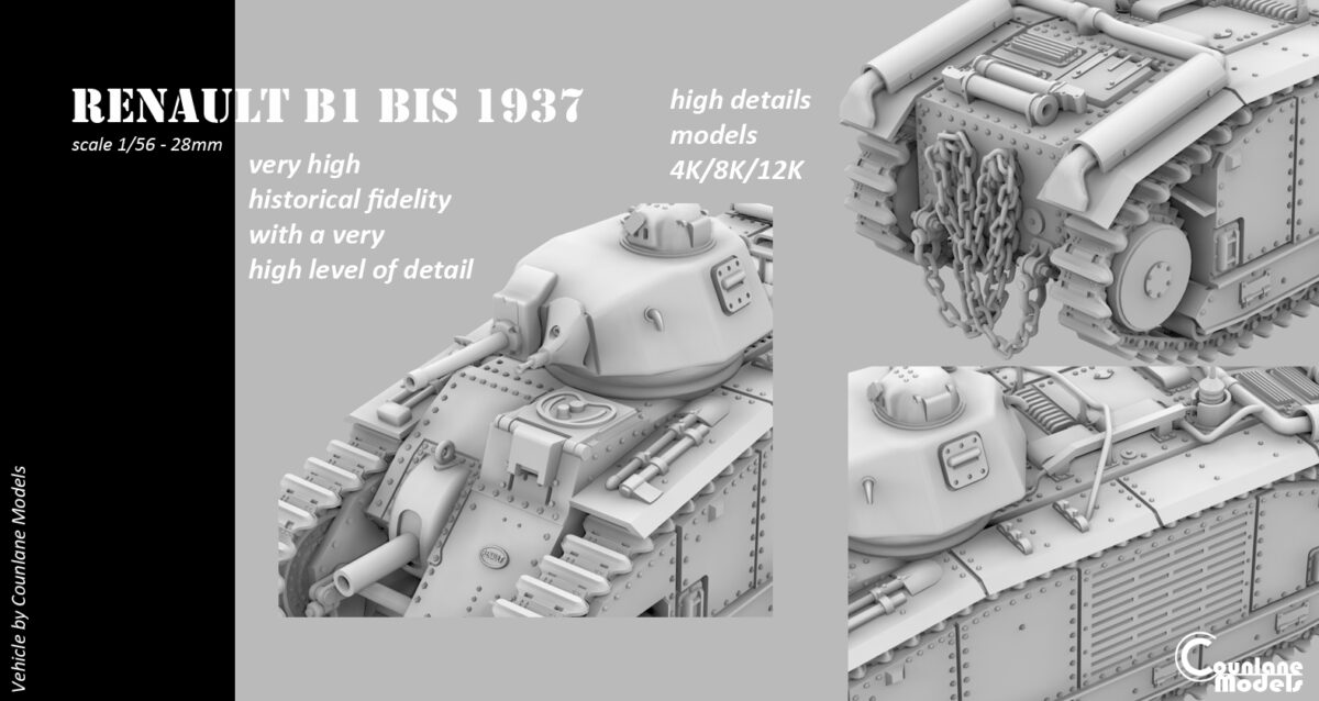 Renault B1 BIS 1937 - Image 2