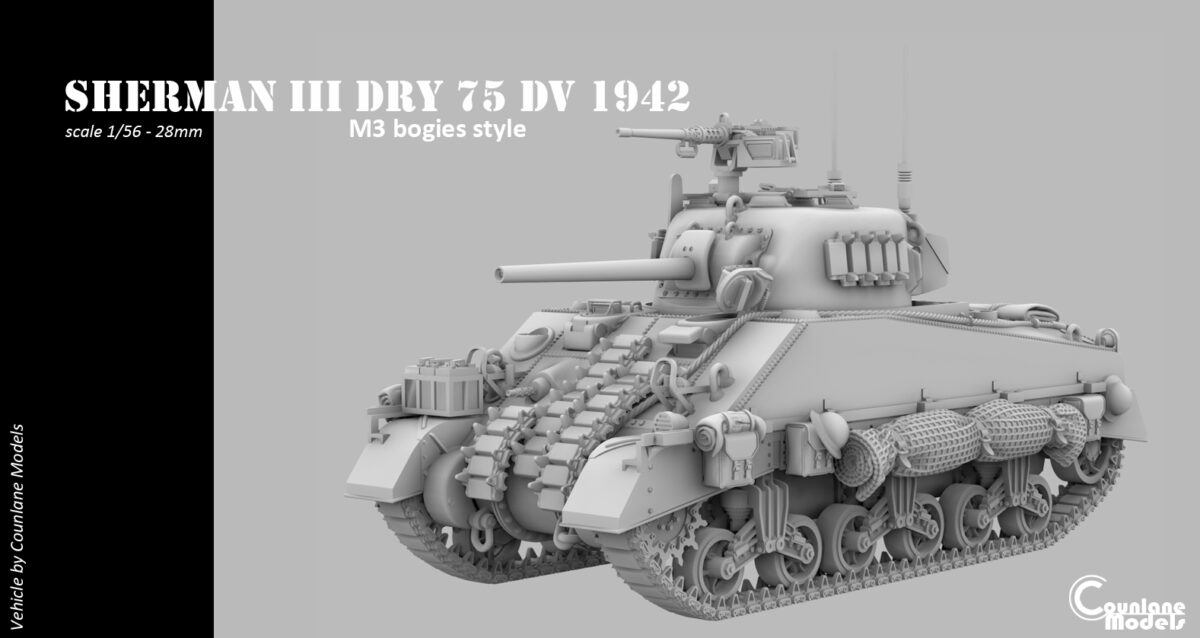 Sherman III Early DV Hull 1942