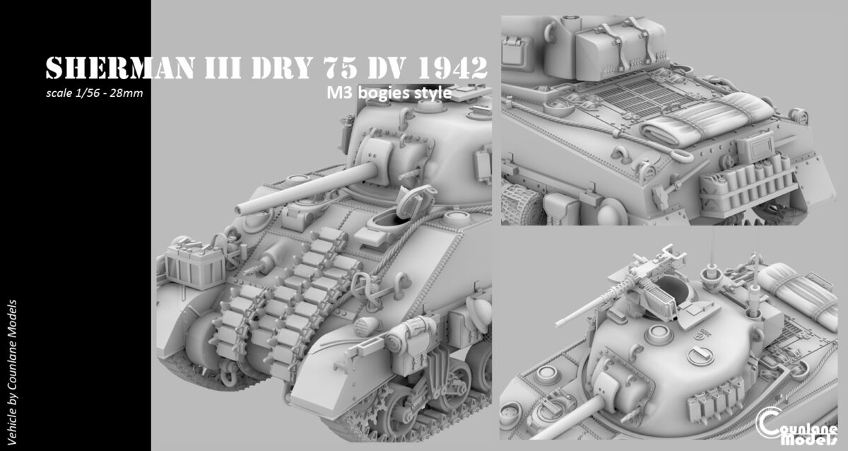 Sherman III Early DV Hull 1942 - Image 2