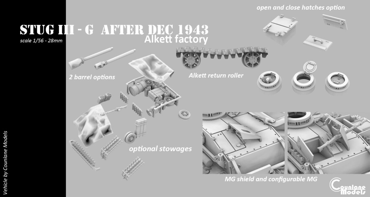 Stug III G after Dec-1943 ALKETT factory - Image 4