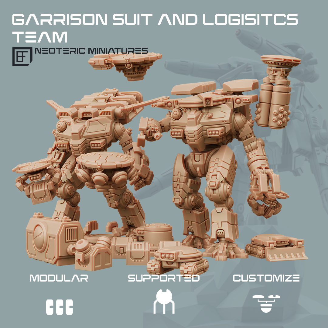 Garrison Armoured Suit and logistics team Multipart Kit