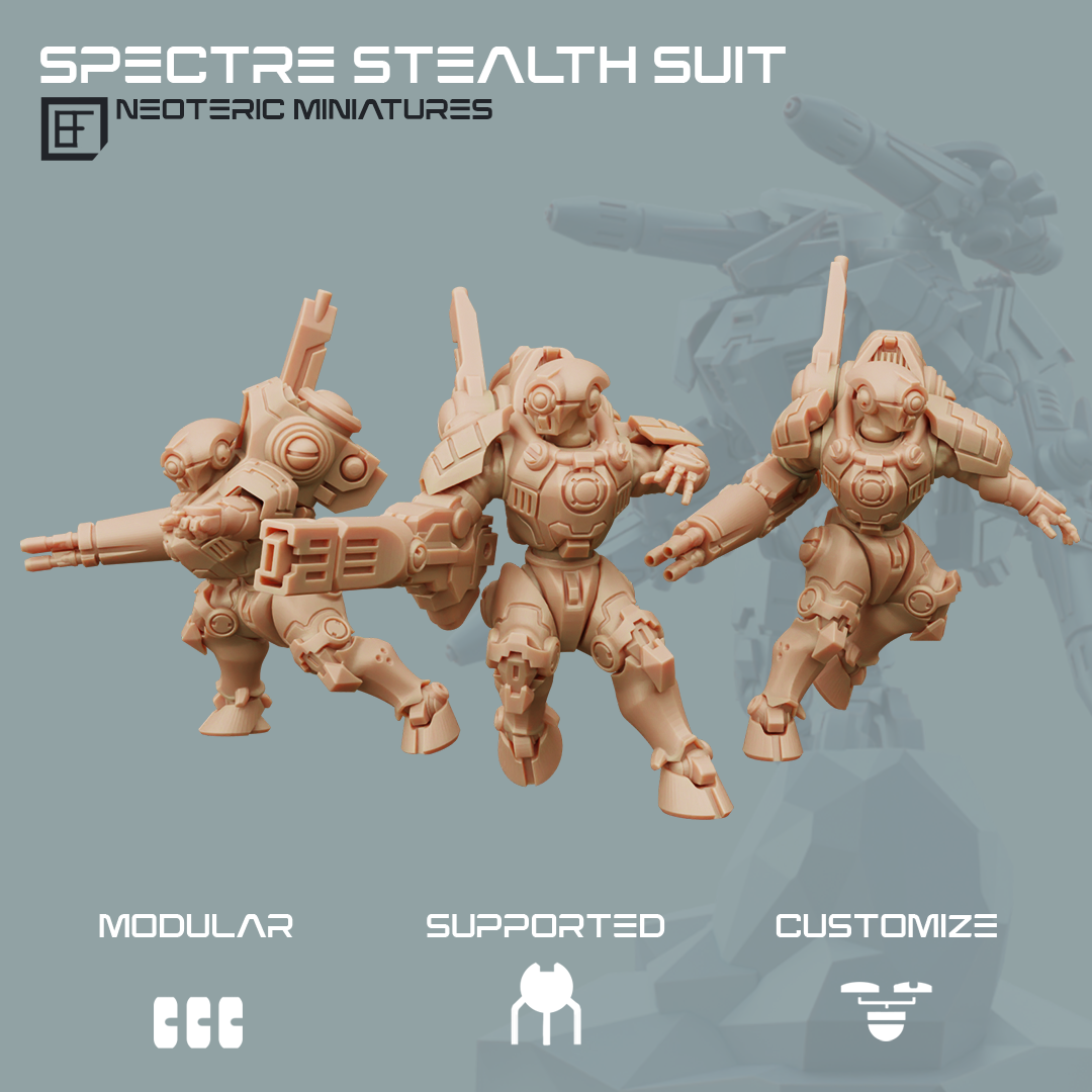 Spectre Stealth Suit Multipart Kit