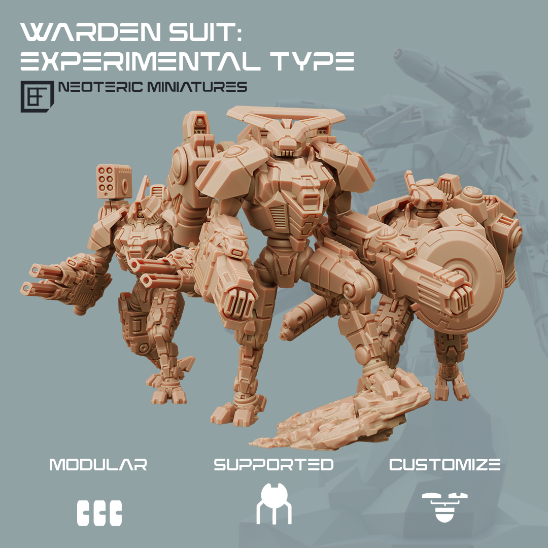 Warden suit Experimental type Multipart Kit